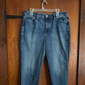 Old Navy Women's Straight Leg Blue Jeans